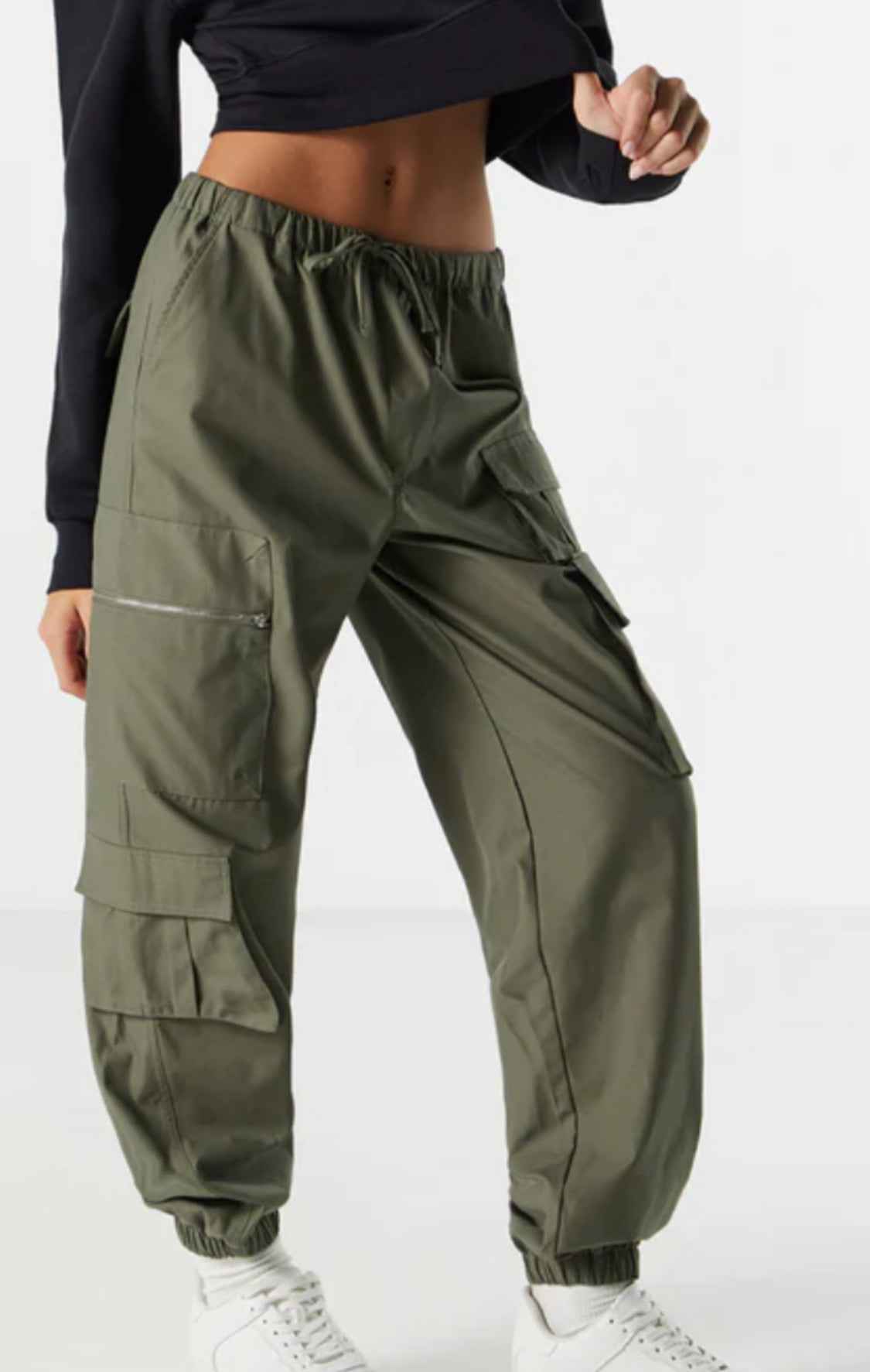 Pantalon cargo: Refuge M/ femme coupe confo neuf! Kaki M/ femme neuf!