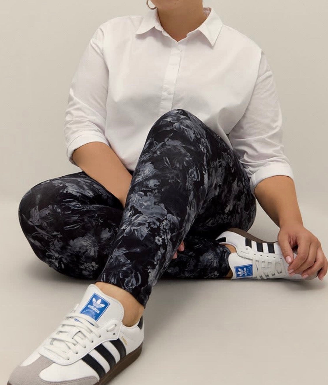😍 Legging PENN : fleurit soft stretch neuf ! L , XL et 1XL( xxl ) femme .