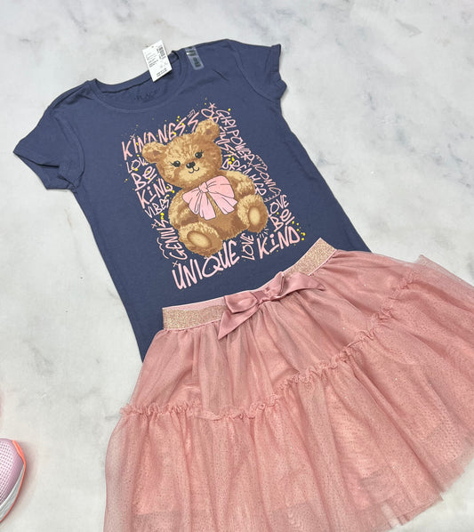 😍t-Shirt ourson :4 ans fille neuf !