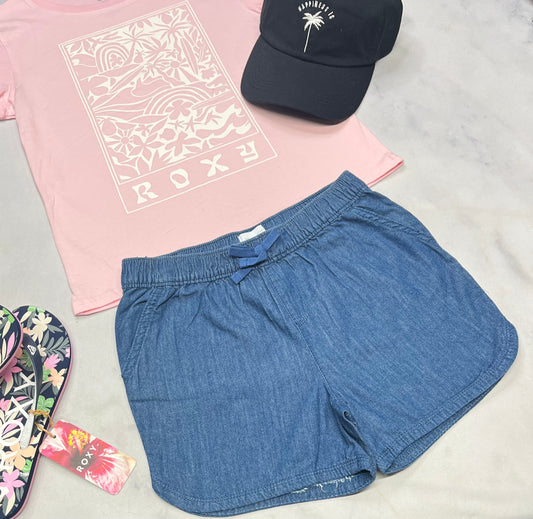 🌴 Short : jeans souple fait + (12-13 ans) fille neuve !