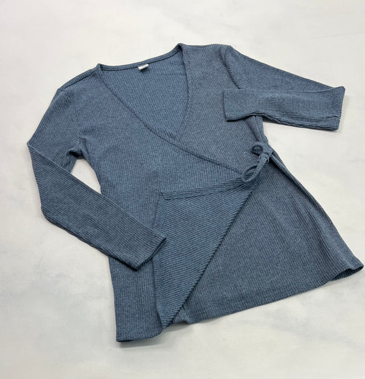 Cache cœur : ajustable en tricot fin stretch fait Small ajusté 3/4 ans femme .