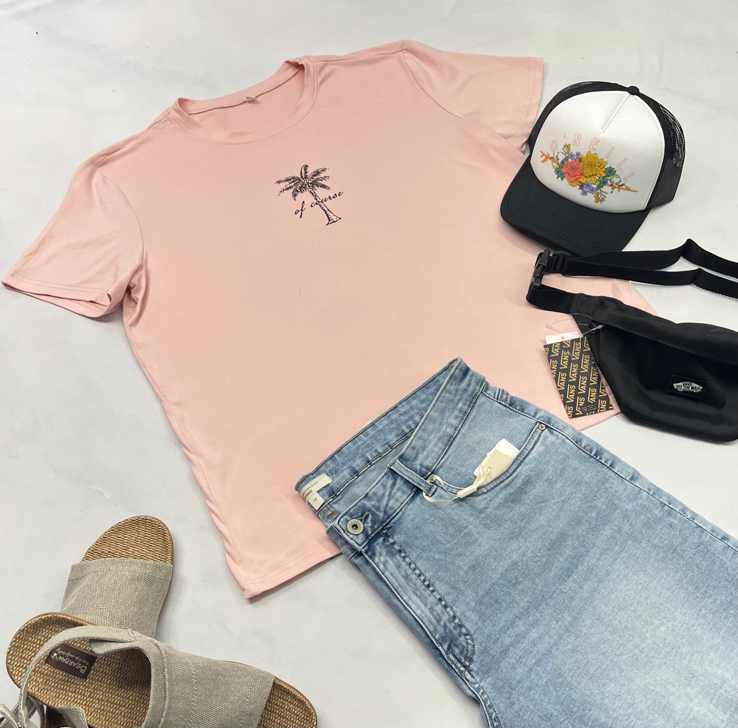🌸 T-Shirt : rose soft stretch XL/ femme super état ! Beau logo au dos .
