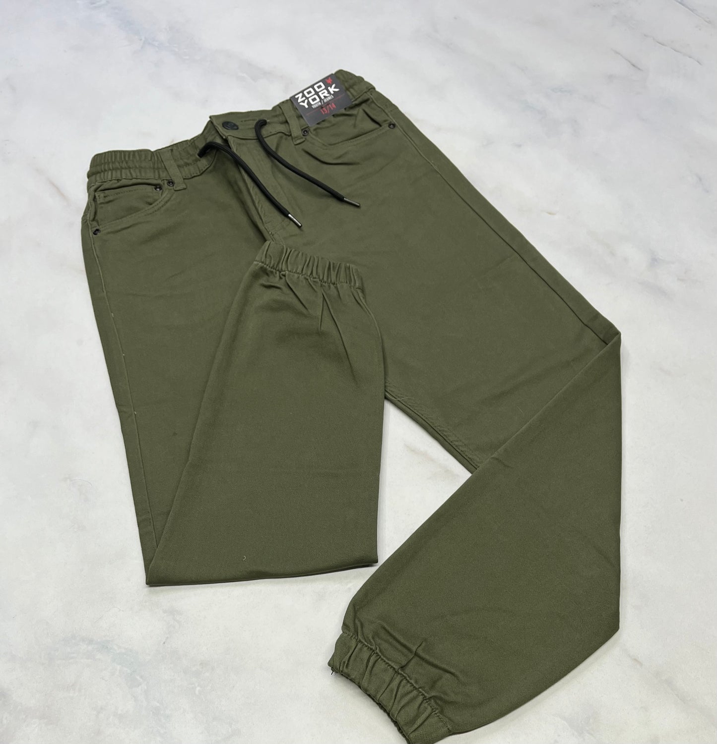 Zoo York : Jogger jegging mou vert neuf ! 13-14 ans !