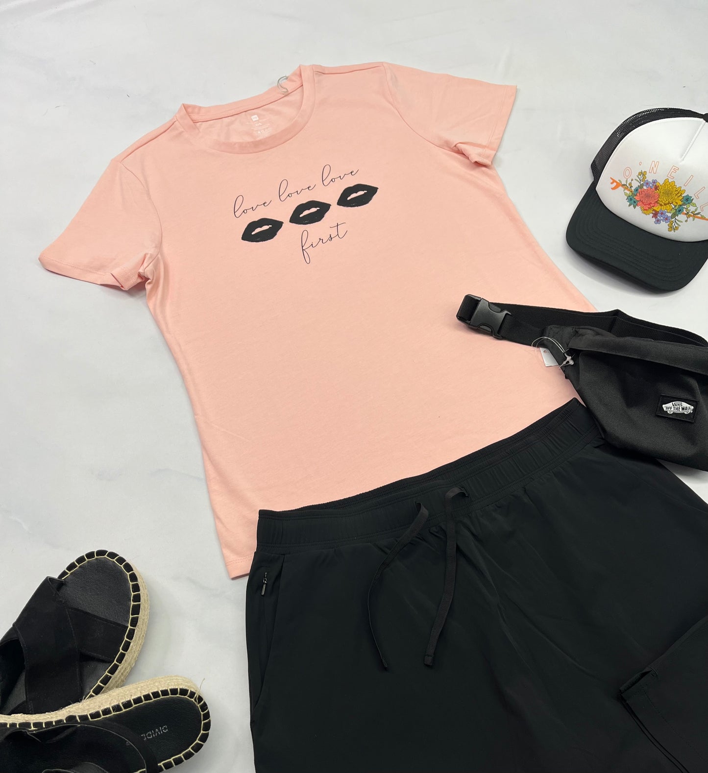 😍 Manche courte : Tag L/ fit ( ML/ femme ) neuf !