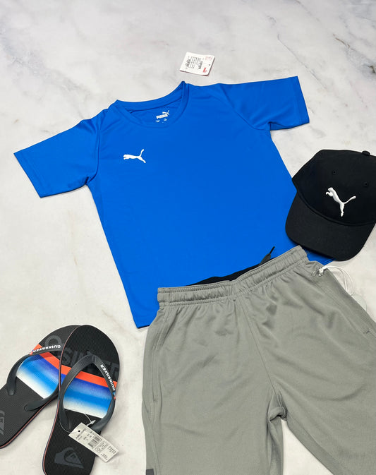 🤩 Manche courte : Puma en tissu de sport 7 ans garçon neuf !