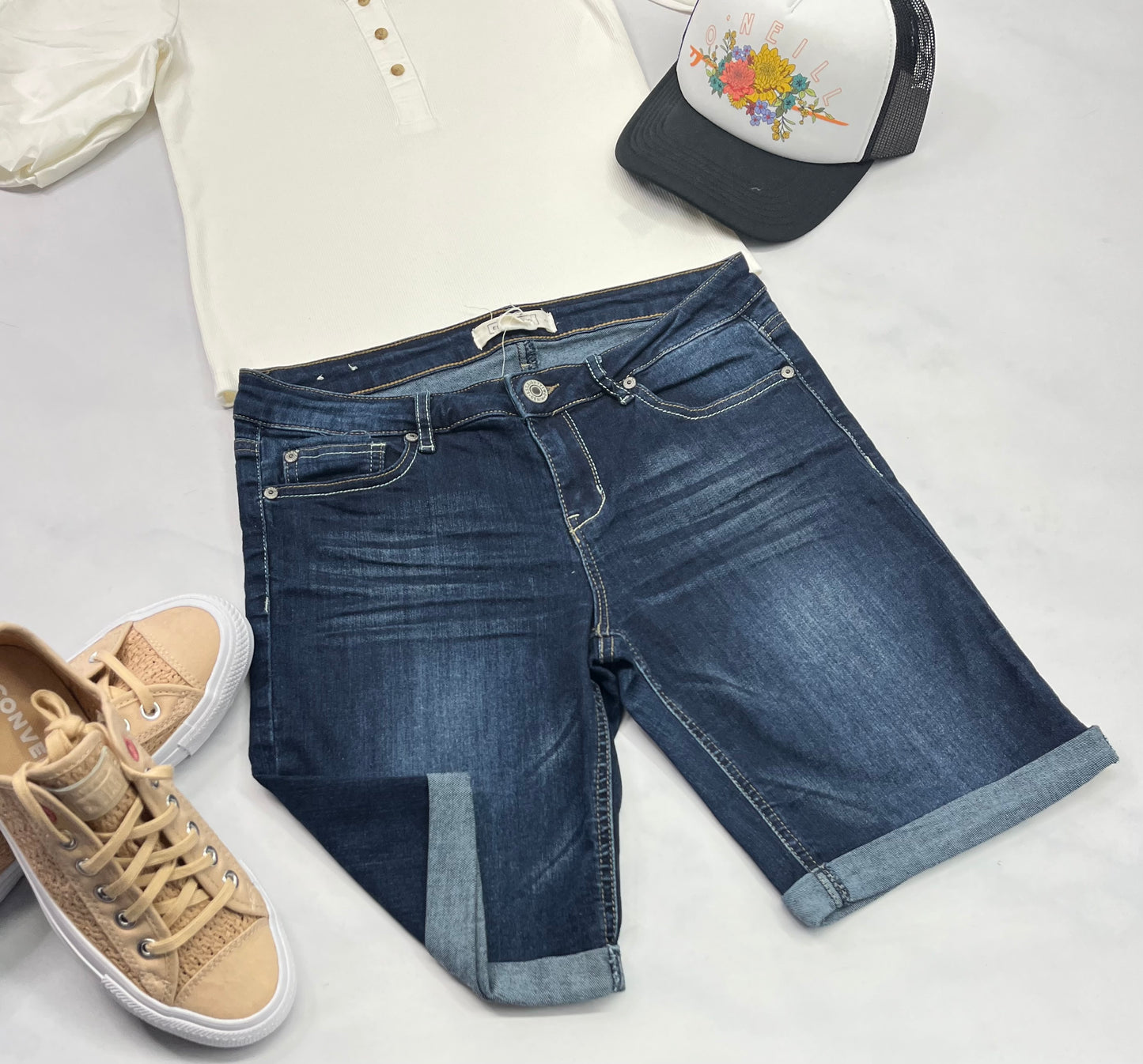 🩵 Bermuda : jeans ultra mou confo fait 3 ans femme (XS) comme neuve !