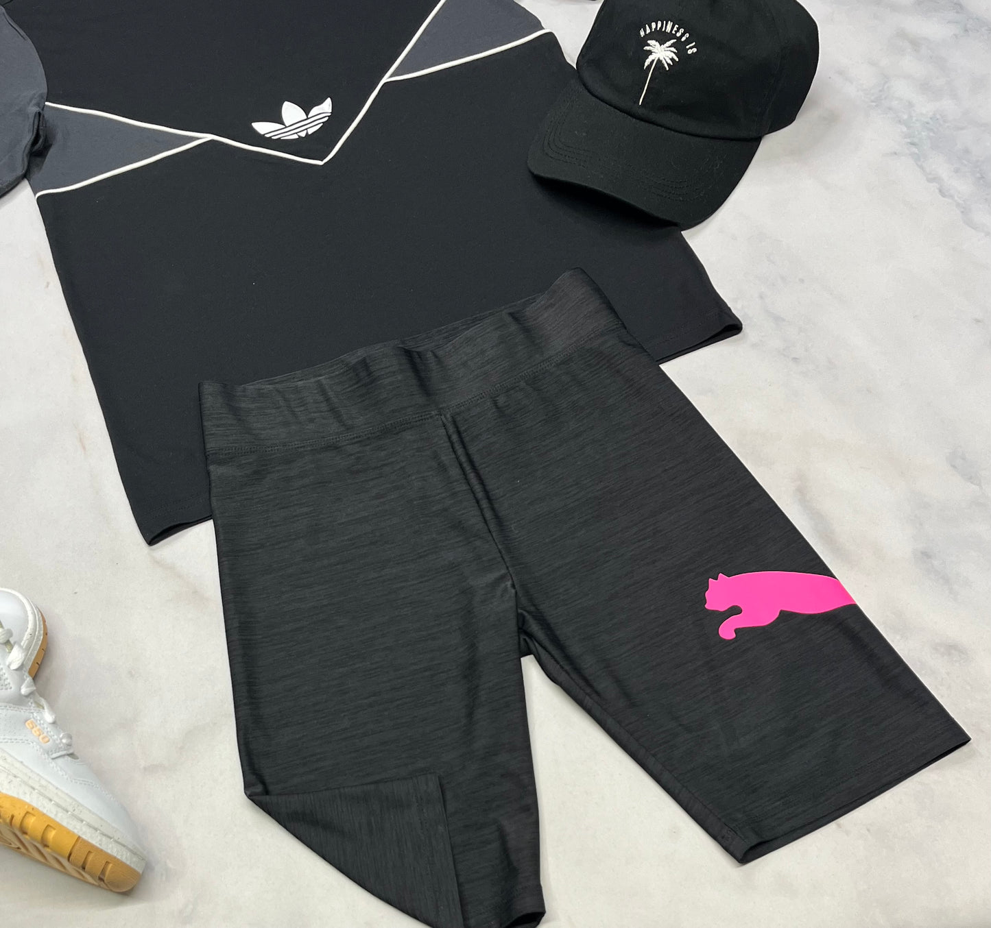 😍 Cuissard : Puma en tissu de sport qui ne décolore pas . Stretch confo 14-16 ans fille neuf !