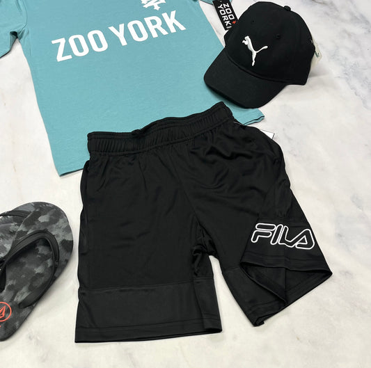 🤩Bermuda noir : Fila en tissu de sport 8 ans garçon neuf !