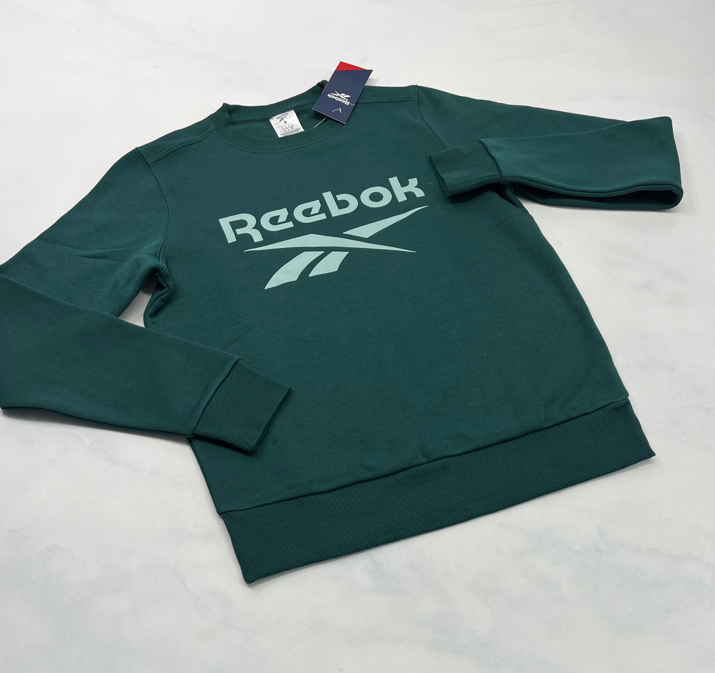 Reebok : Ouaté vert qualité ++ neuf ! Small ( fait 3-4 ans femme)