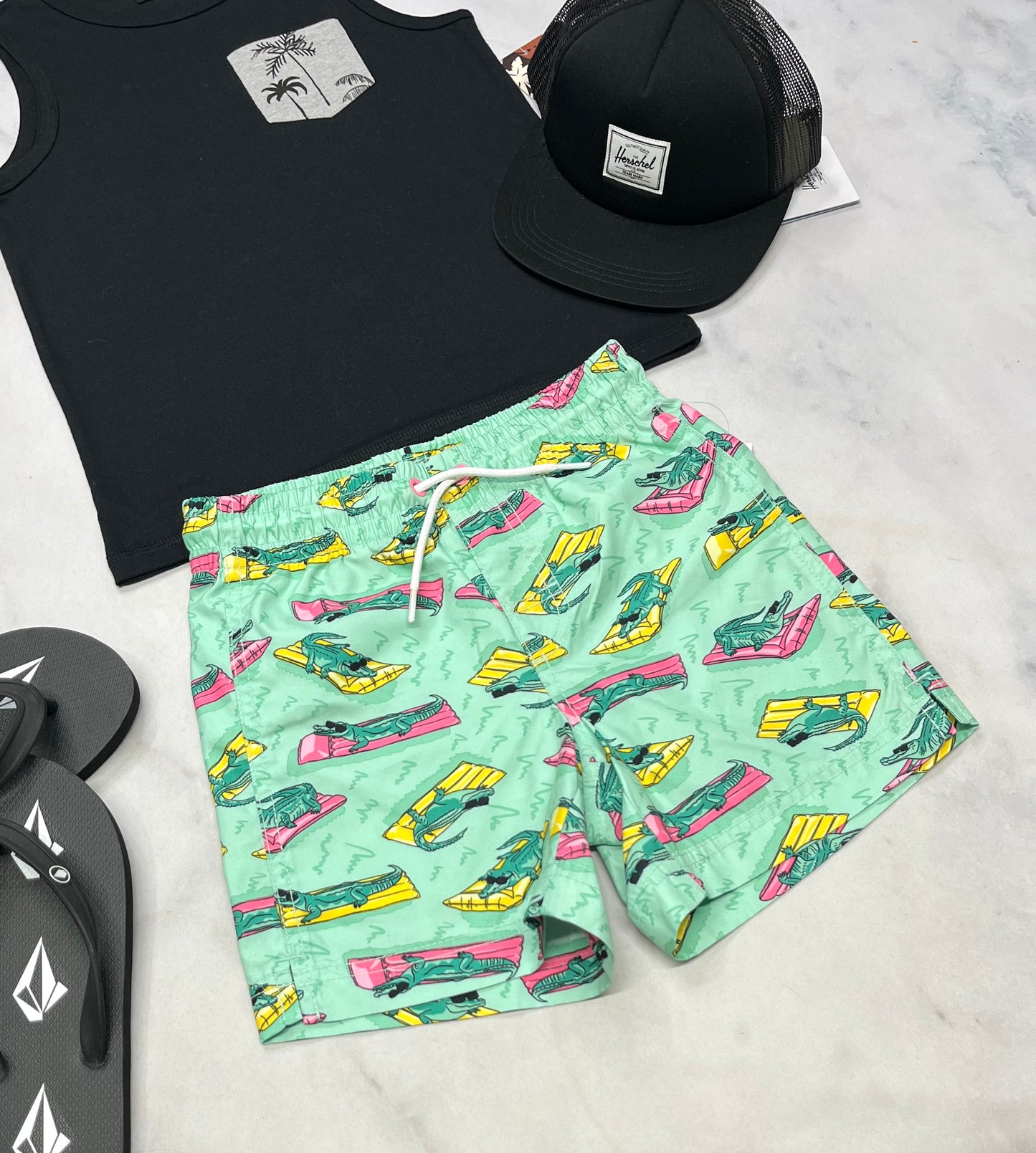 💦 Maillot : crocodile 6X garçon neuf !