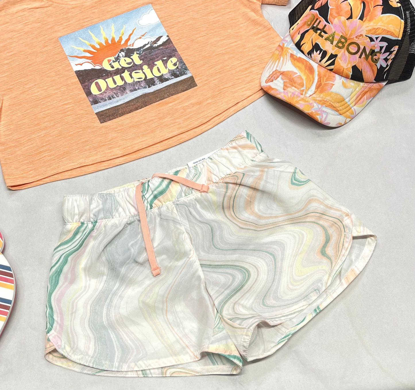 💫 Short : en tissu de sport avec sous culotte stretch intégré neuve ! 8(7-8 ans )fille .