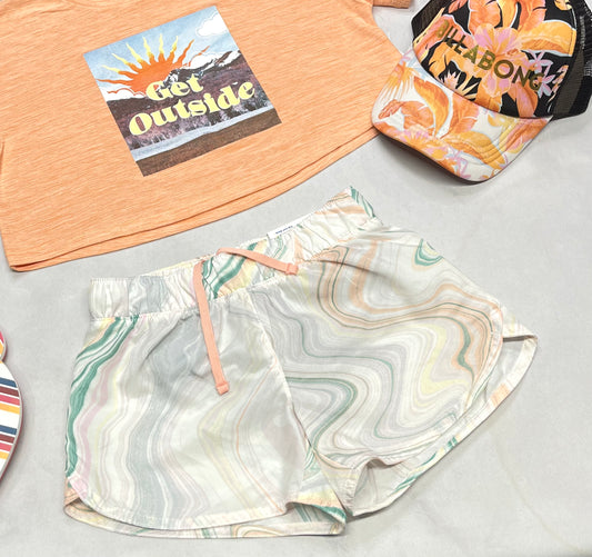 💫 Short : en tissu de sport avec sous culotte stretch intégré neuve ! 8(7-8 ans )fille .