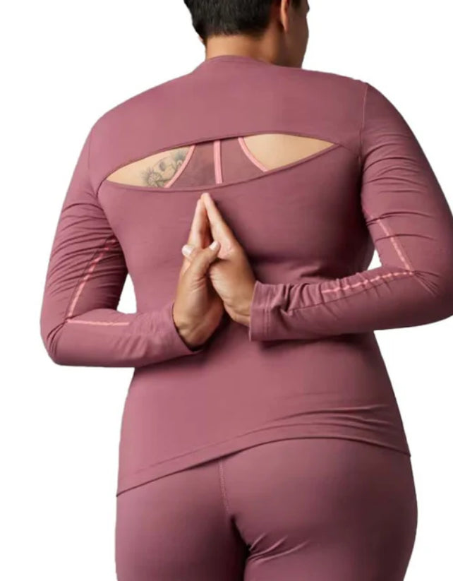 Adidas : Manche longue vieux rose neuf ! Fait XL/ femme dos superbe .