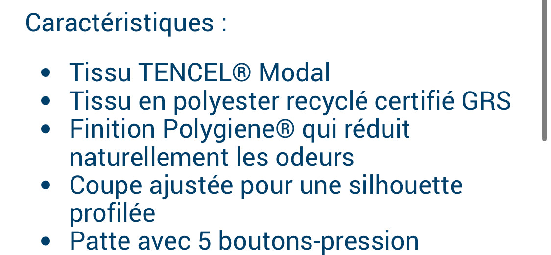 Manche courte tricot . XXL/ femme