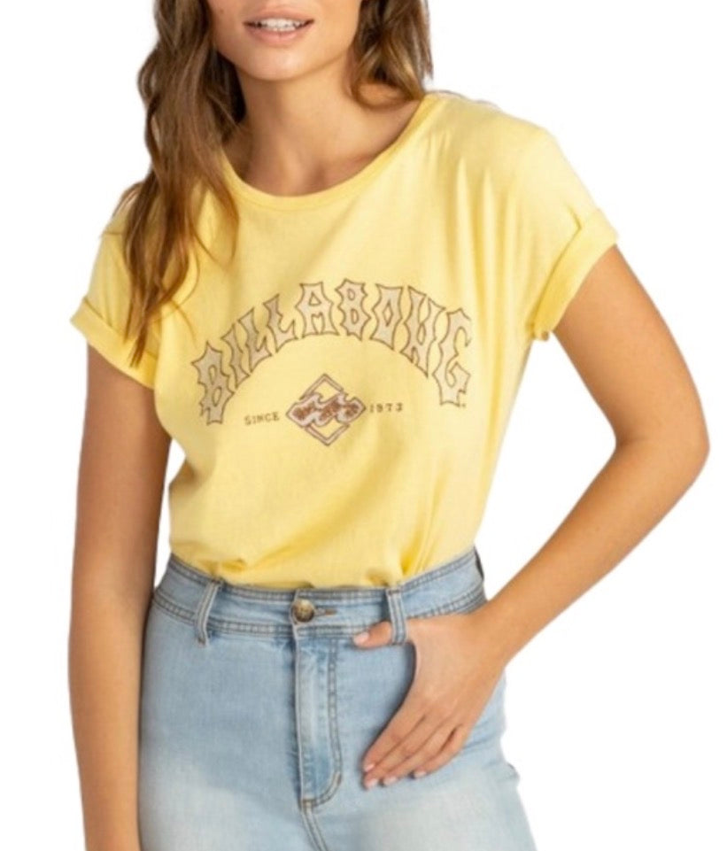 🌼 Billabong : Manche courte soft Small femme coupe relax neuf !