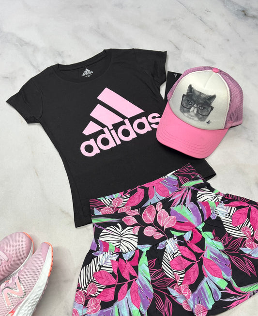 🌸 Adidas : Manche courte 5-6 ans fille neuf !