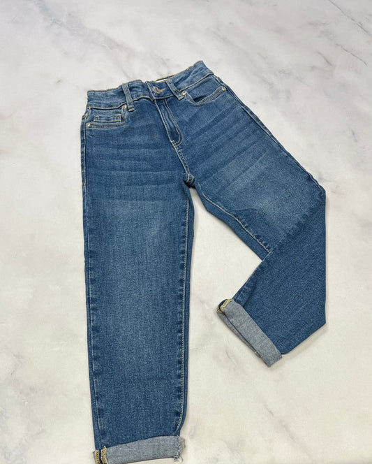 MOM : jeans taille haute 6 ans neuve !