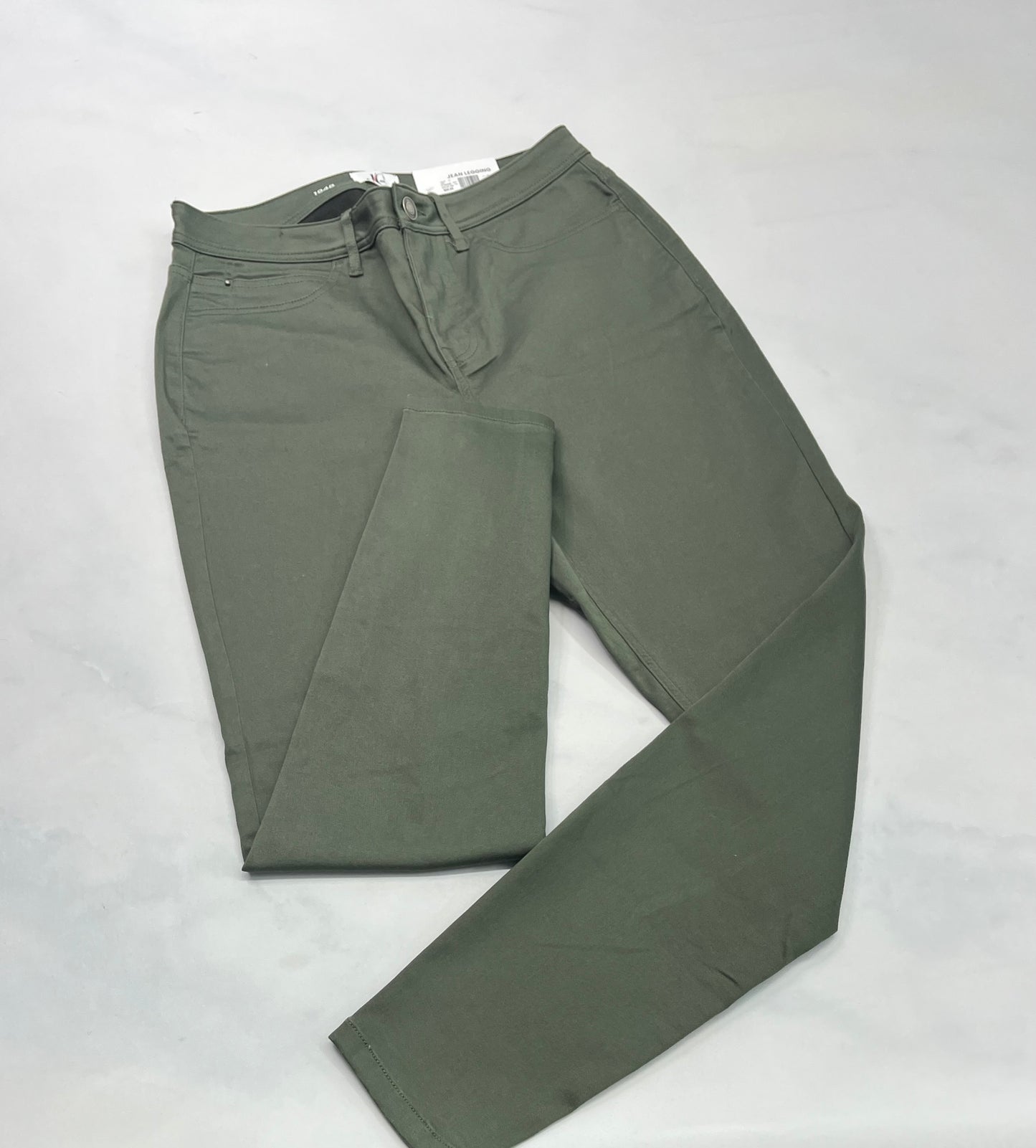 Skinny : Jegging jeans vert dc neuve ! femme médium .