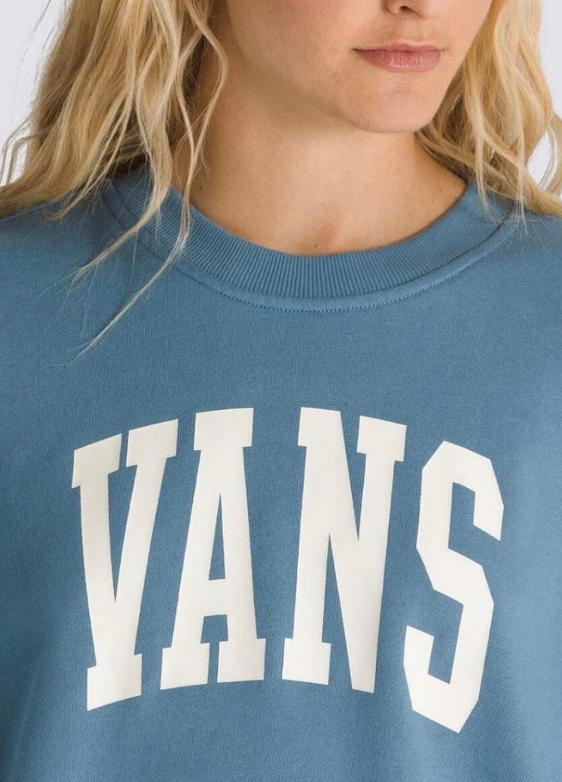🤩VANS: Ouaté en jersey manche ballon femme neuf ! Fait XL look lousse .
