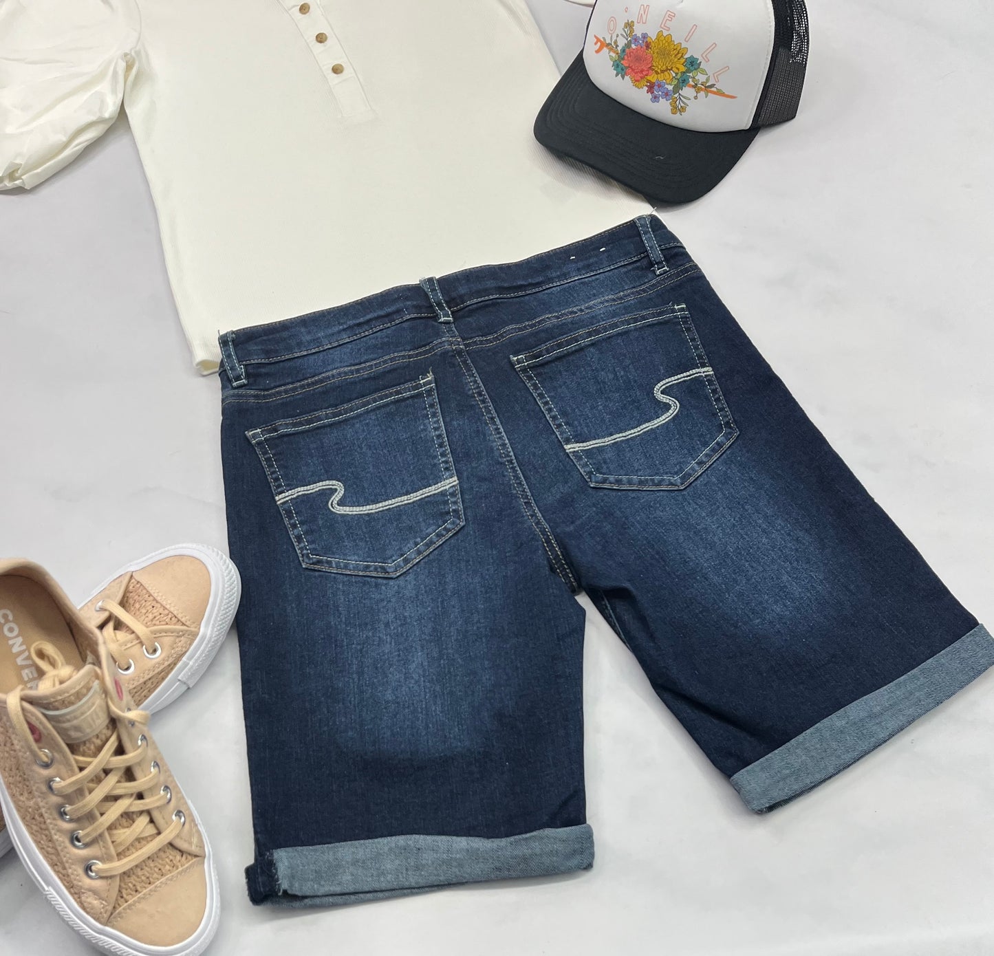 🩵 Bermuda : jeans ultra mou confo fait 3 ans femme (XS) comme neuve !