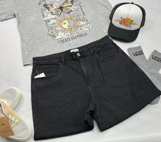 ☀️ Short jeans : Steve Madden L/ femme taille haute neuve ! Stretch coupe confo .( mi cuisses)