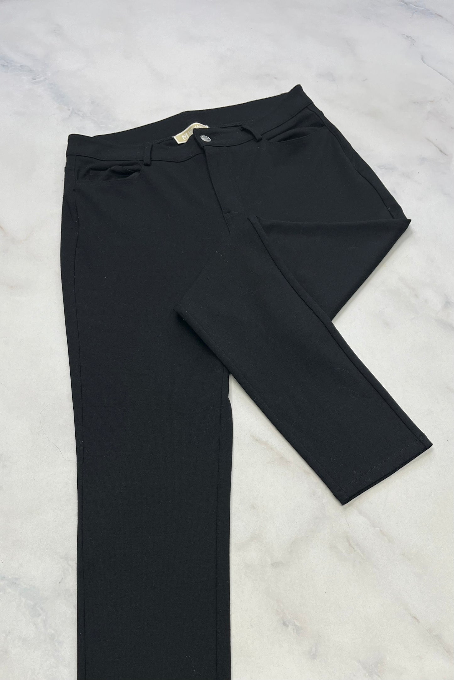 M.KORS : Skinny Jeg. Noir Mou confo . comme neuf ! 6 ans femme .