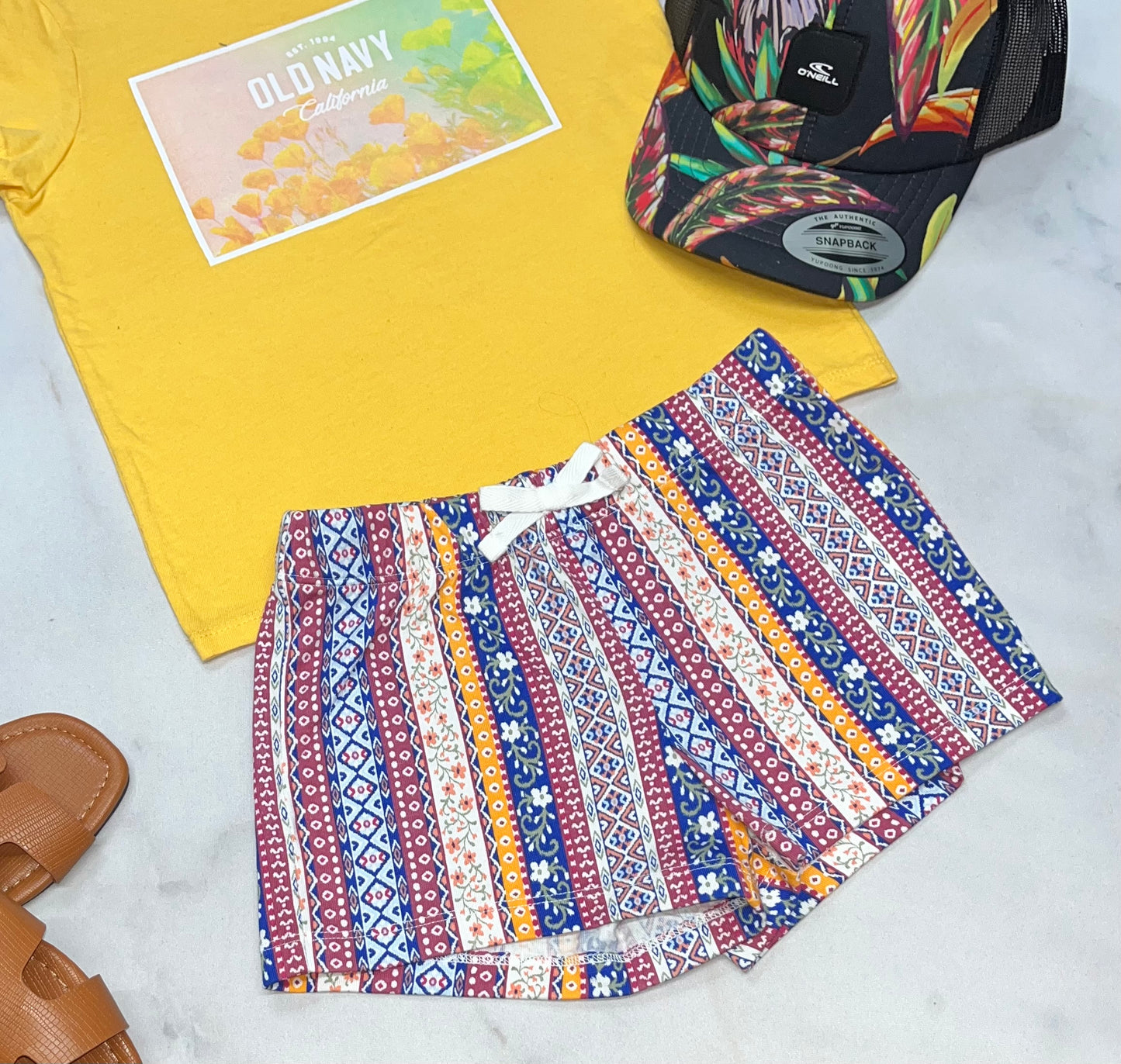 😍 Short : en coton souple 5-6 ans fille neuve