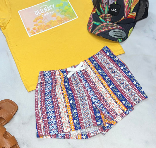 😍 Short : en coton souple 5-6 ans fille neuve