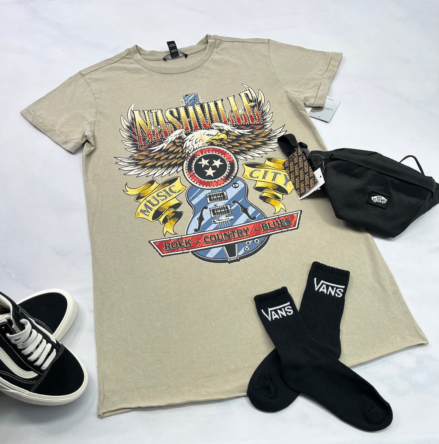 😍 Robe t-Shirt : logo look vieillit L( ou fait ML +lousse) femme neuve .