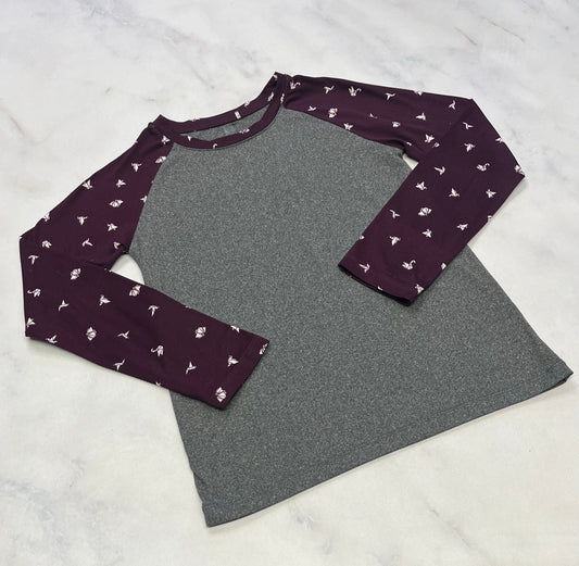 Manche : longue Tag doux stretch confo . 12 ans comme neuf!