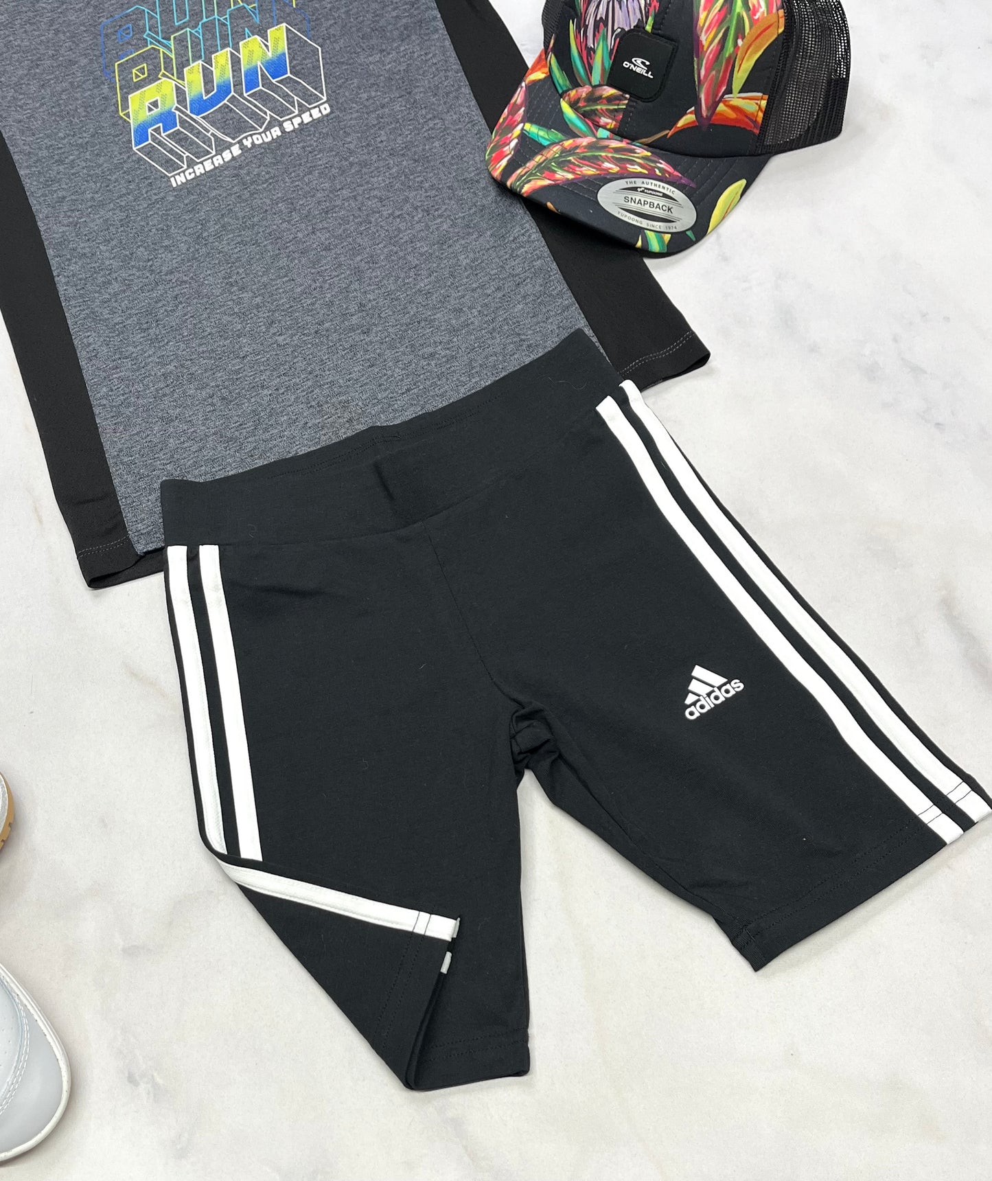 😍 Cuissard  Adidas : noir en coton stretch 9-10 ans neuf !
