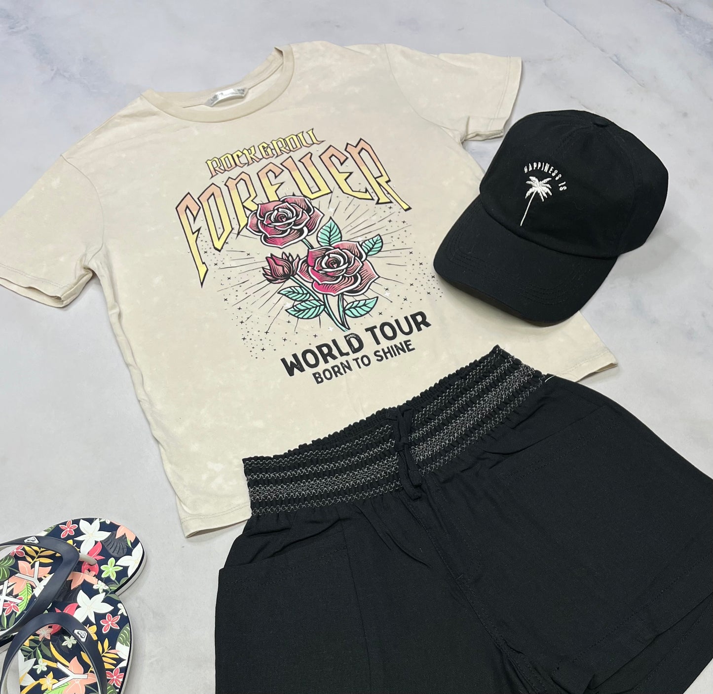 🌿 T-Shirt : 10-12 ans fille neuf ! Coupe confo . Look tye die tendance .