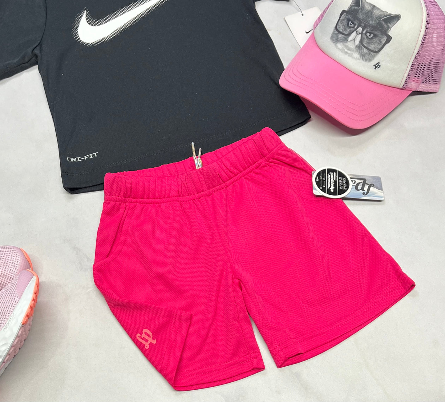 🌷 Short rose : LP en tissu de sport souple 3-4 ans et 5-6 ans fille neuve !