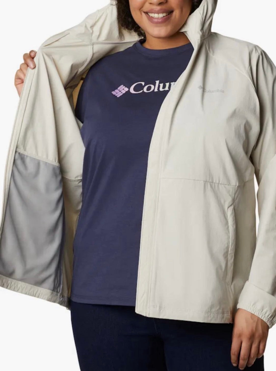 💕 Manteau Columbia : 2XL femme neuf ! Stretch de partout souple confo . Tissu imperméable neuf !