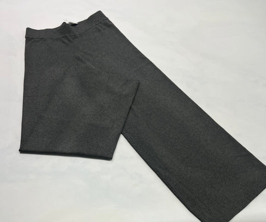 Pantalon : Charcoal en tricot jambe large ( stretch ) . 2x Small femme stretch coupe confo .