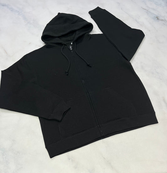 Veste zip en ouaté noir ! 14-16 ans relax fit neuve .