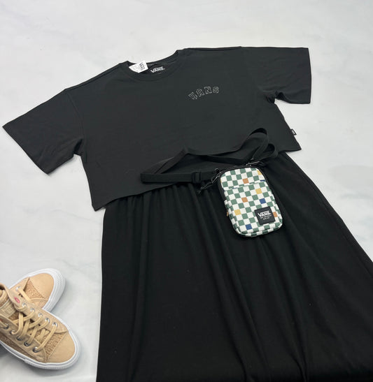 🌴 T-Shirt VANS : beau logo au dos neuf ! Small femme relax fit .