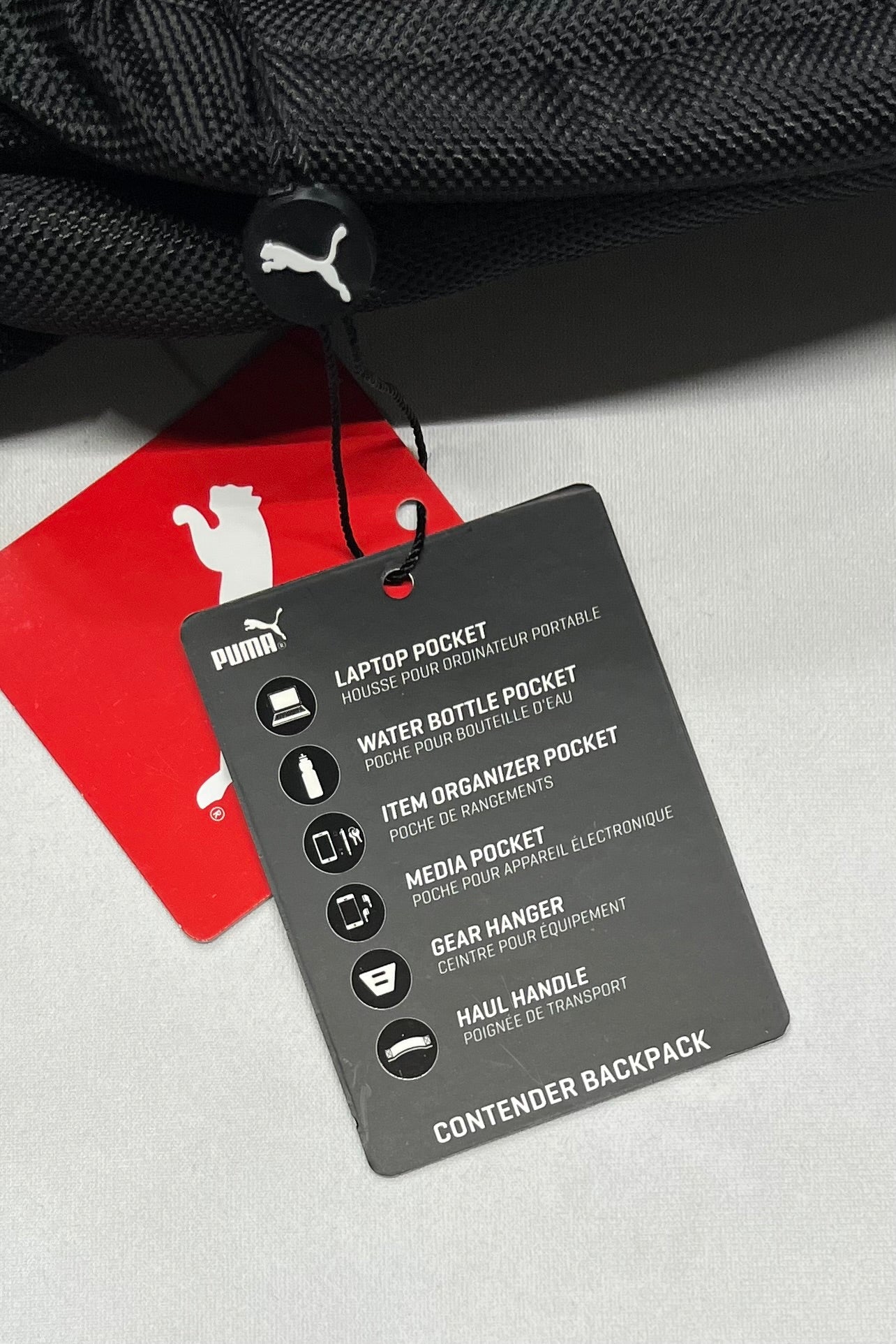 🌵Sac d’école : PUMA kaki foncé et noir . Tout les infos photo 3 et 4.