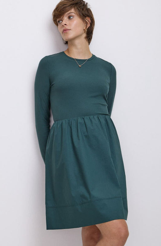 Reitman : Robe vert émeraude incroyable L/ femme neuve.