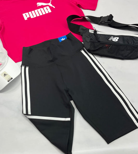 🤩 Cuissard Adidas : tissu sport Taille haute neuf ! S/ femme fit stretch .