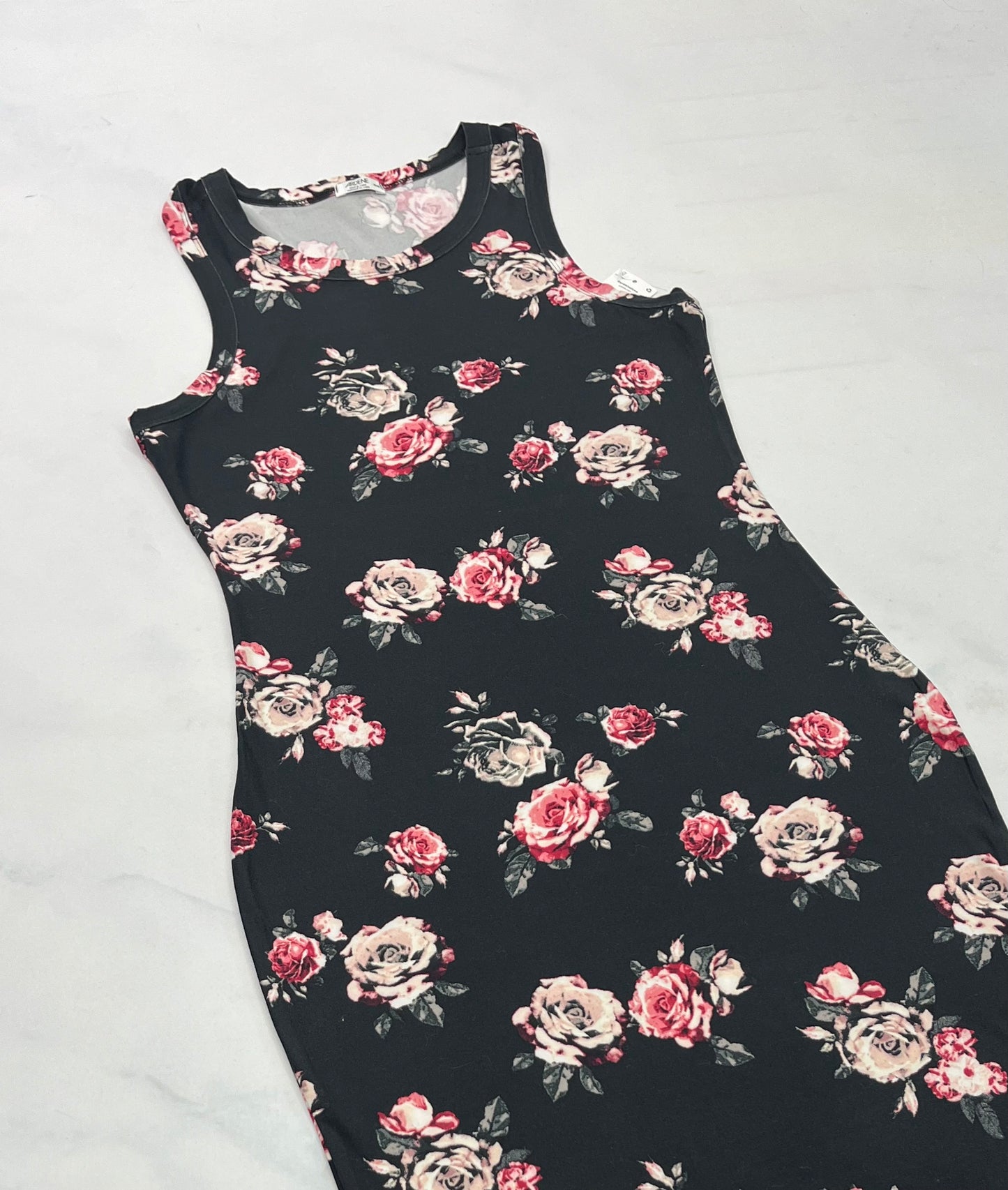 Robe fleurit stretch fait Small  femme