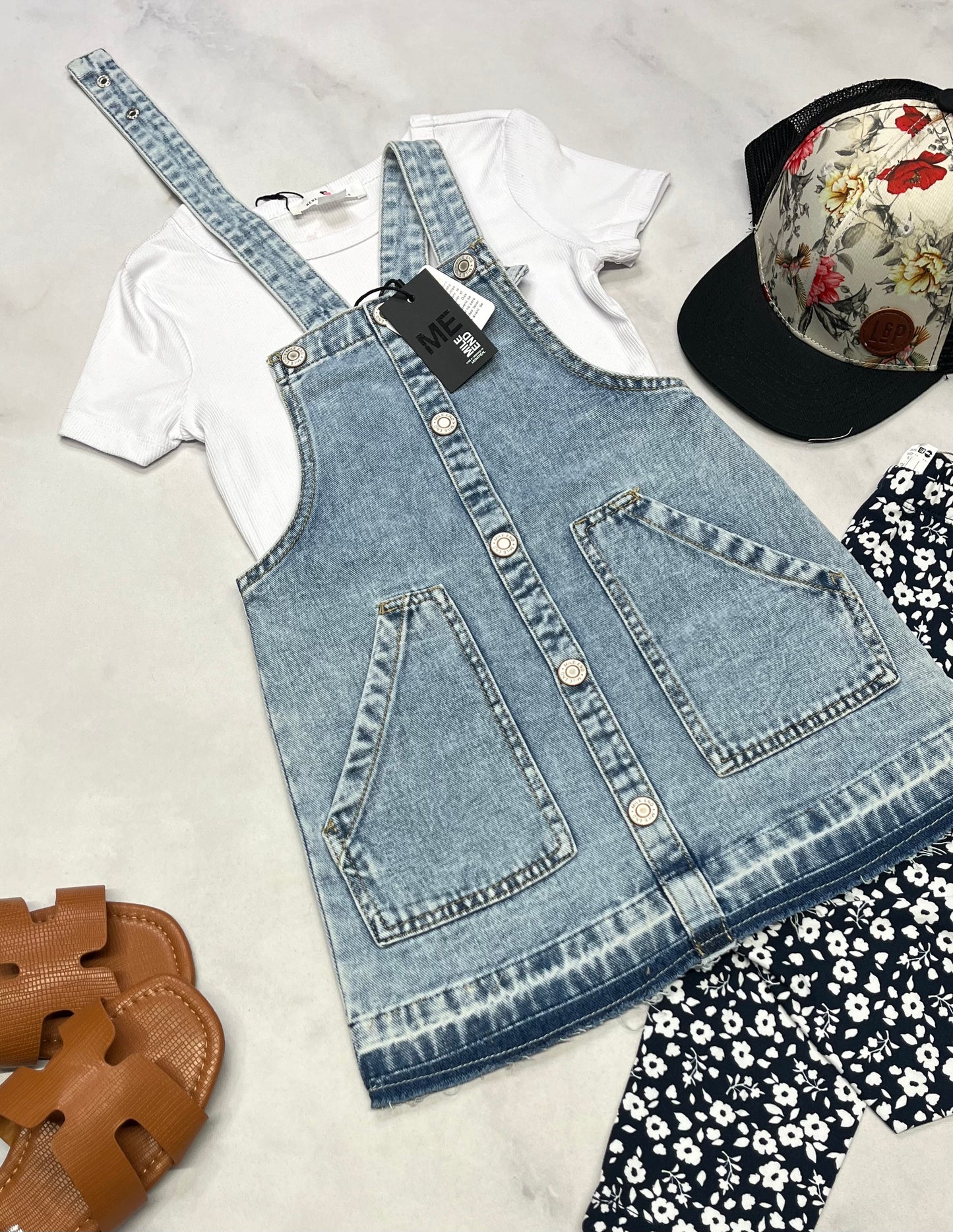 🦋 Robe jeans : Mile end 5 ans fille ajustable neuve .