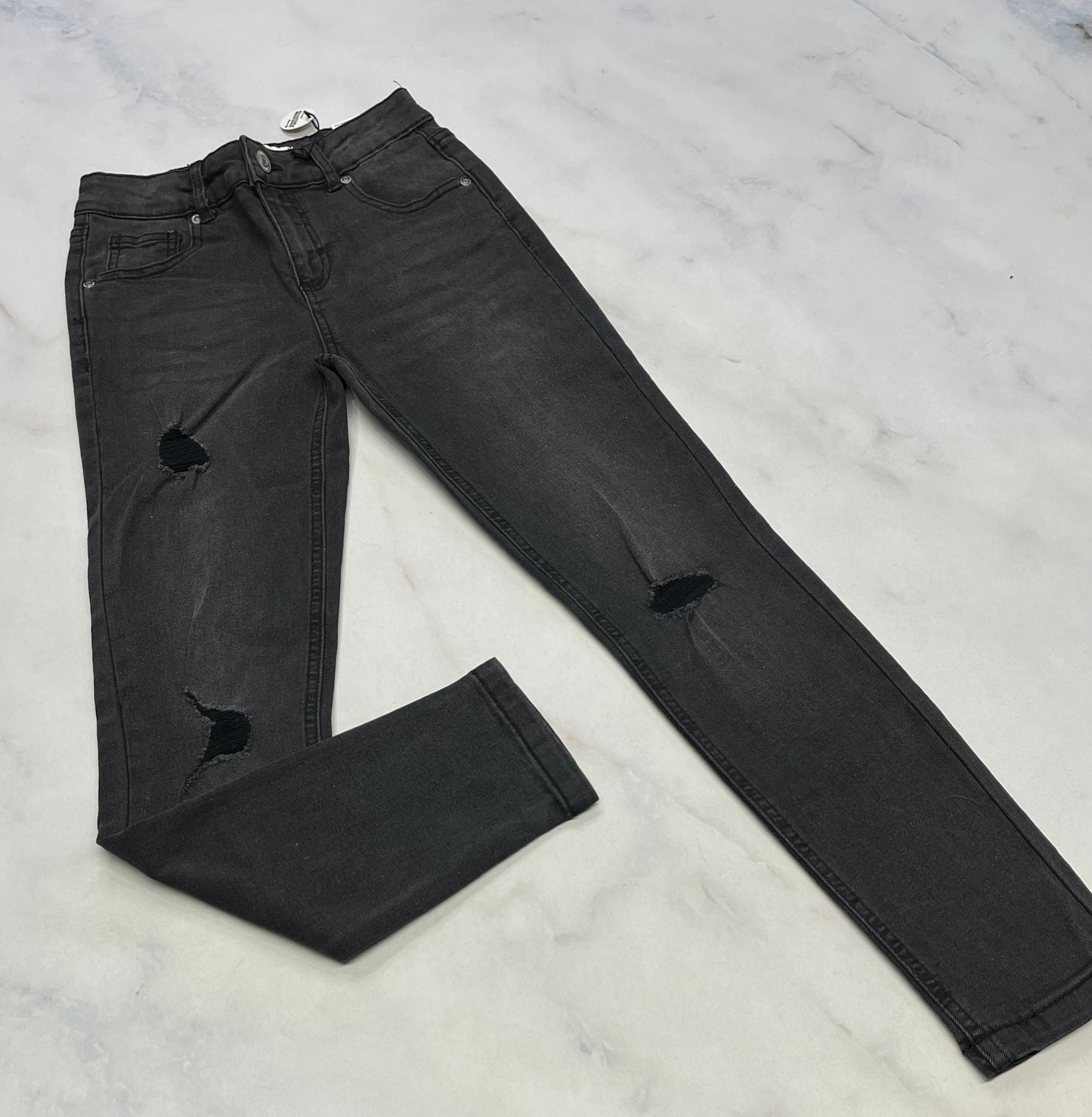 Skinny : jeans stretch 10 ans fille neuve .