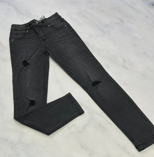 Skinny : jeans stretch 10 ans fille neuve .