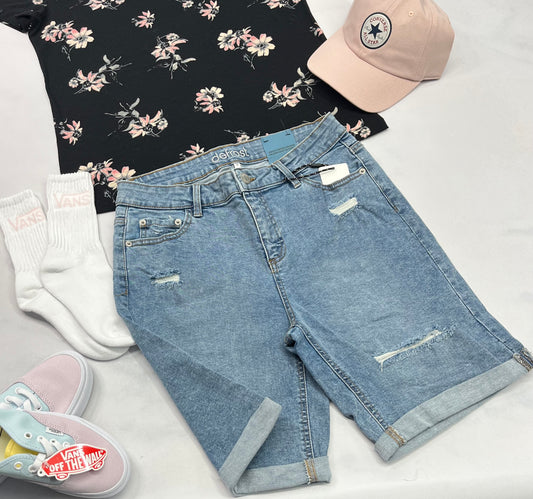 🌸Short : jeans Taille haute stretch Defrost fait M(7-8 ans ) femme neuf !