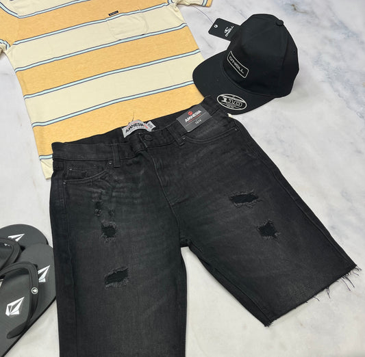 🌴 Bermuda jeans : Amnesia 13-14 ans garçon neuf !