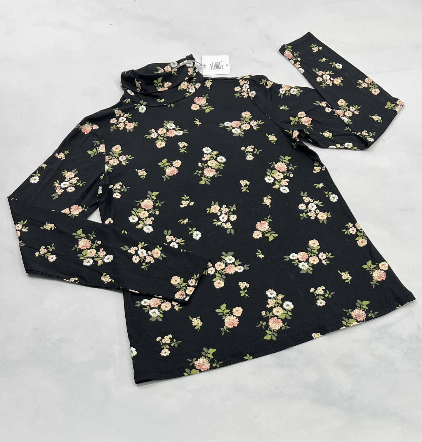 Col roulé : Tag en tissu moulant stretch neuf ! Small et  médium femme .