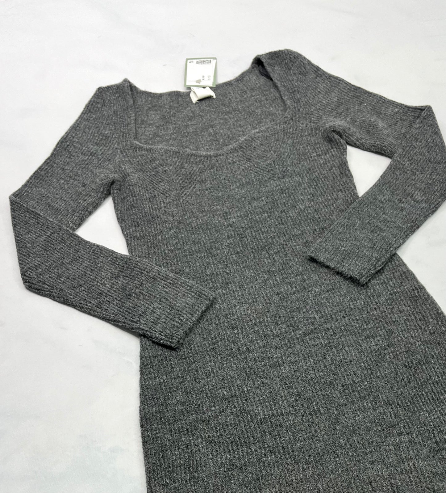 Robe en tricot : grise neuve . S/ fit M/fit et large stretch confo .