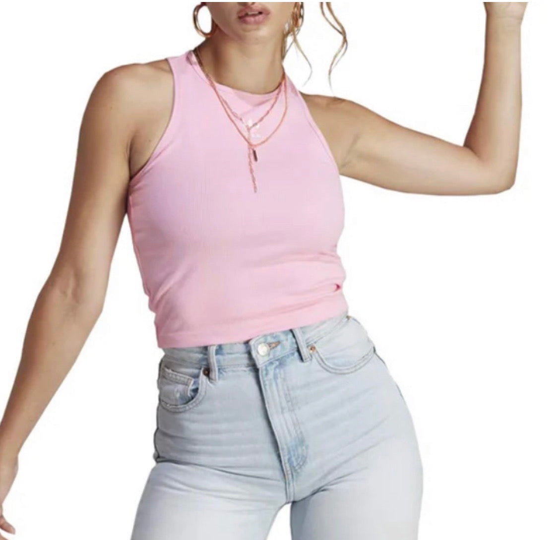 🌸 Top rib : Adidas mi long M et XL femme neuf ! Super confo stretch +++ .
