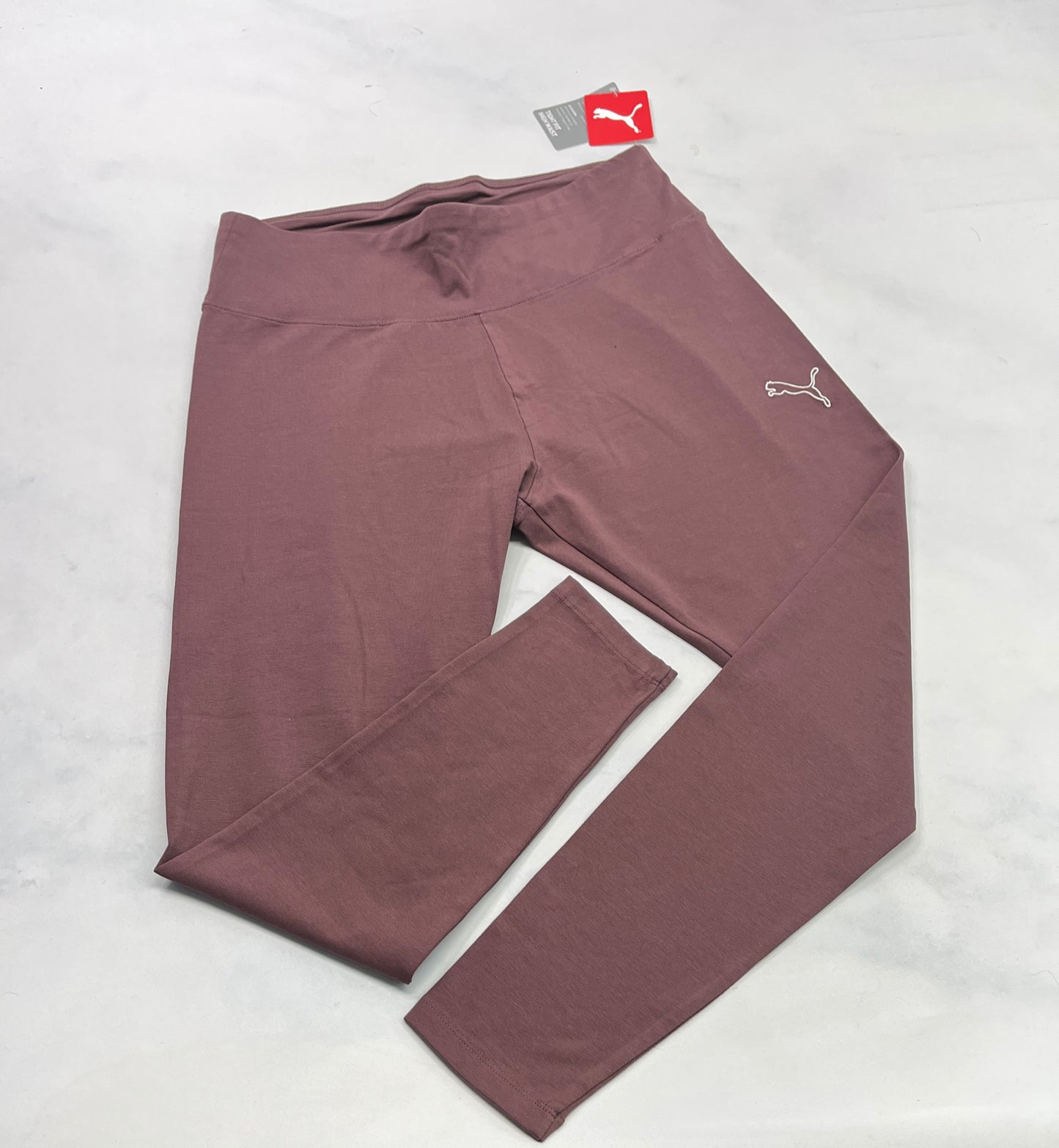 Legging PUMA: stretch en coton neuf! XL/ fit stretch femme . ( couleur vieux rose )